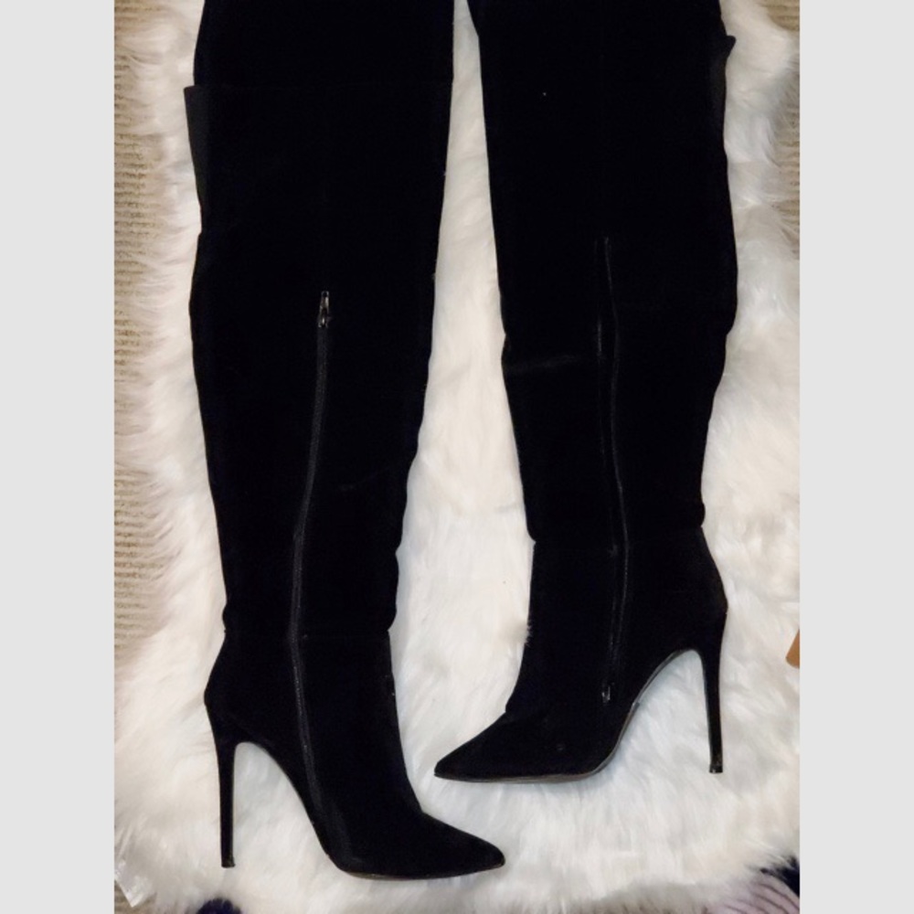Over the Knee Suede Boots